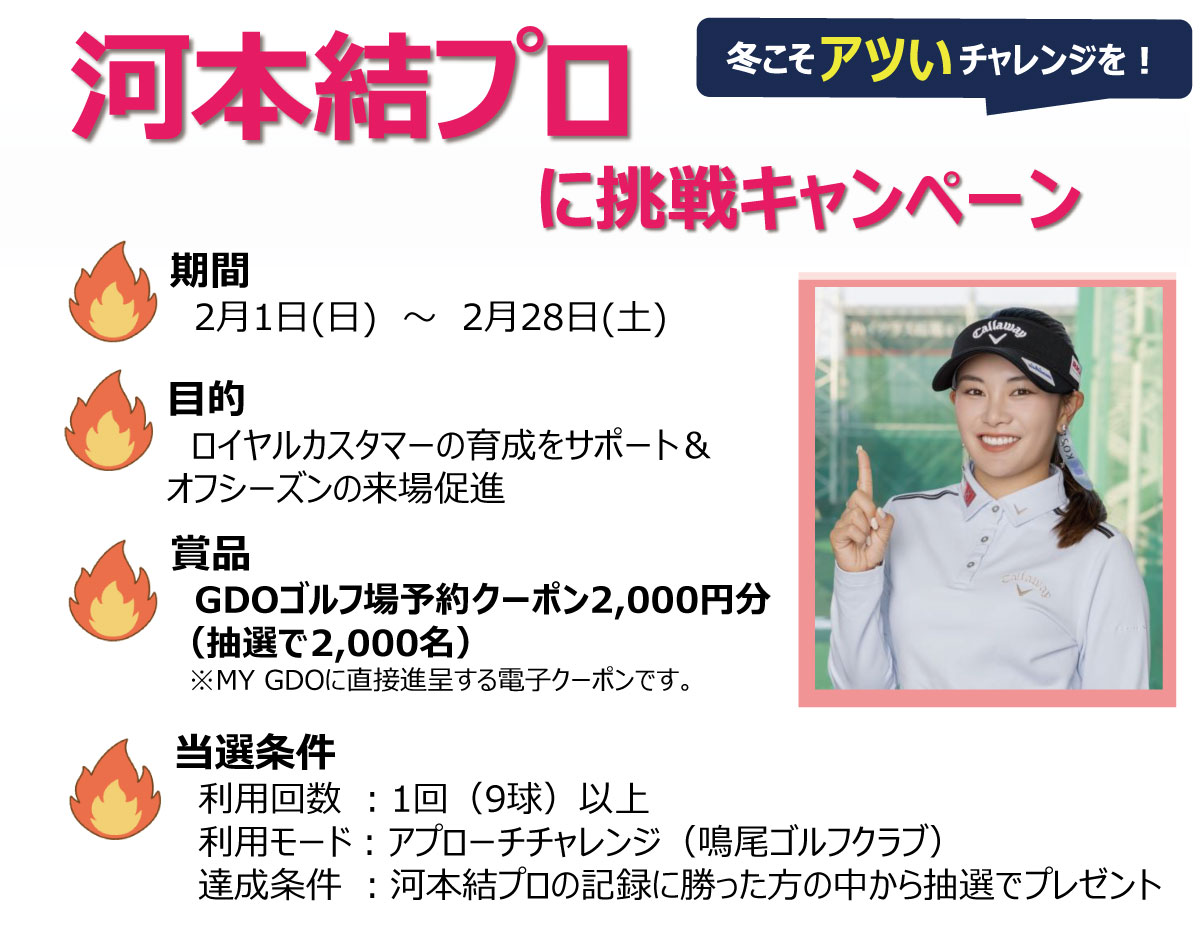 河本結プロに調整